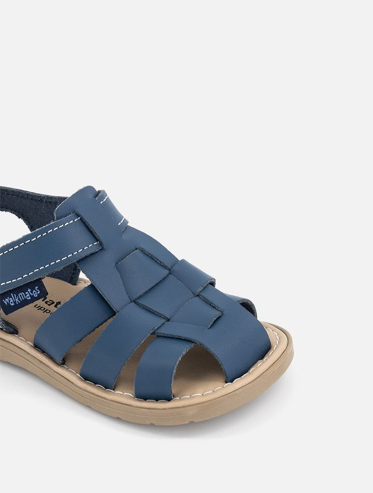 MyRunway Shop Walkmates Boys Blue Leather Sandals for Kids from